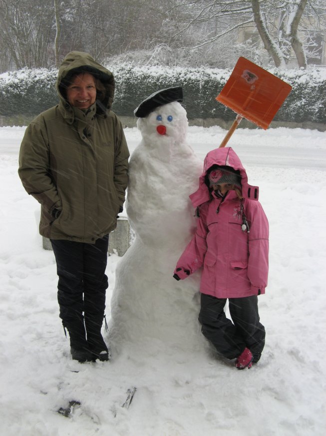 Frieda mit Mutter und Annabelle