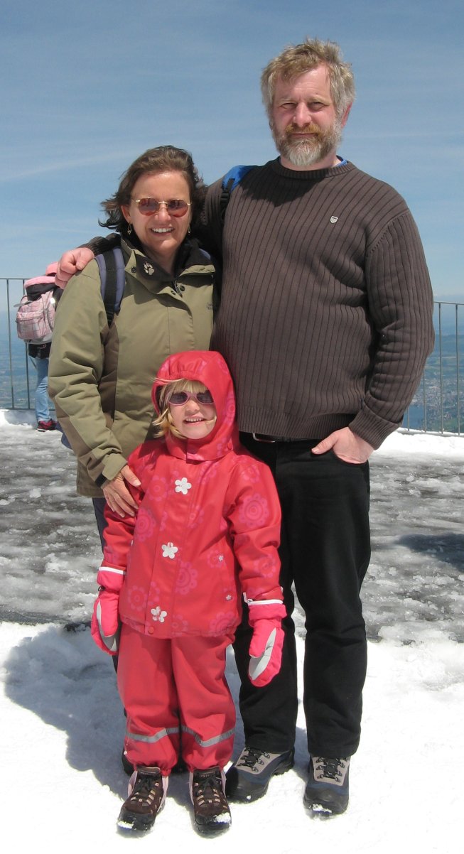 Frieda mit ihrer Familie auf dem Rigi