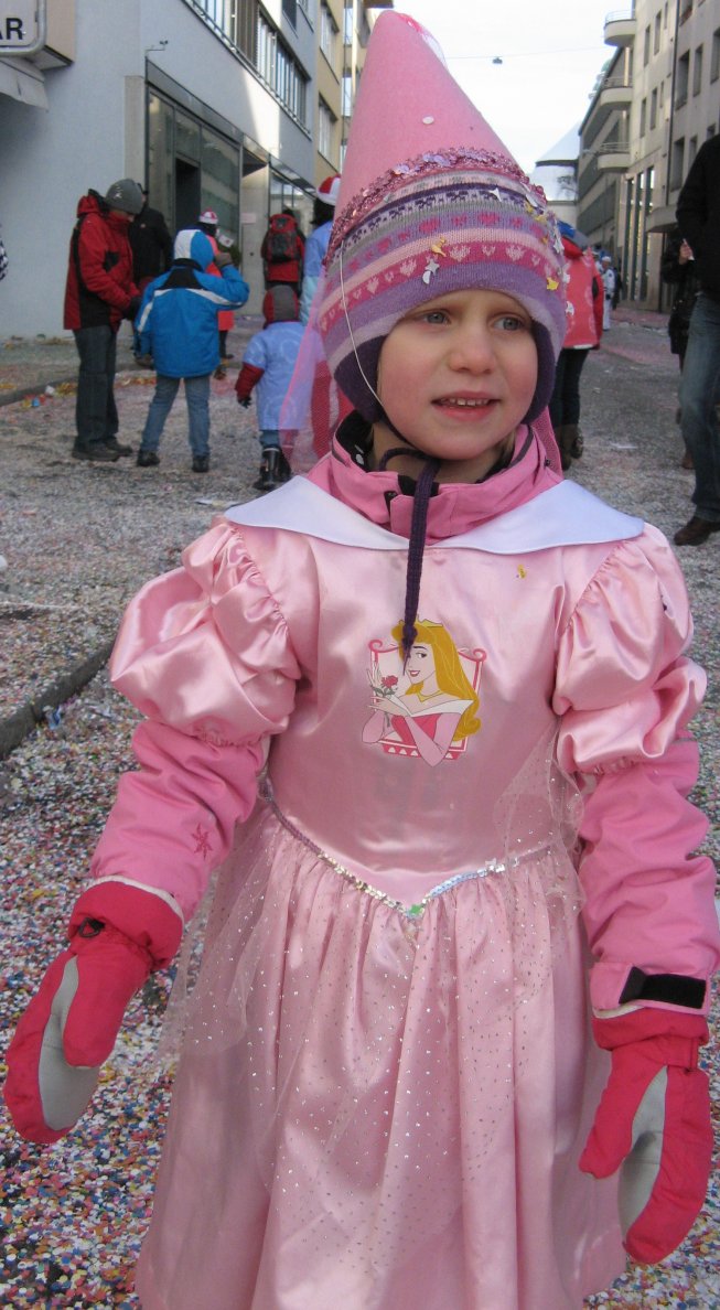 Frieda an der Basler Fasnacht