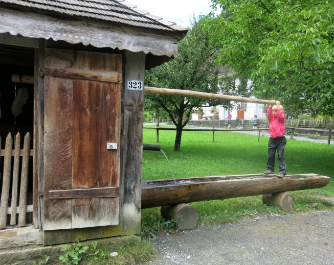 Frieda im Freilichtmuseum Ballenberg