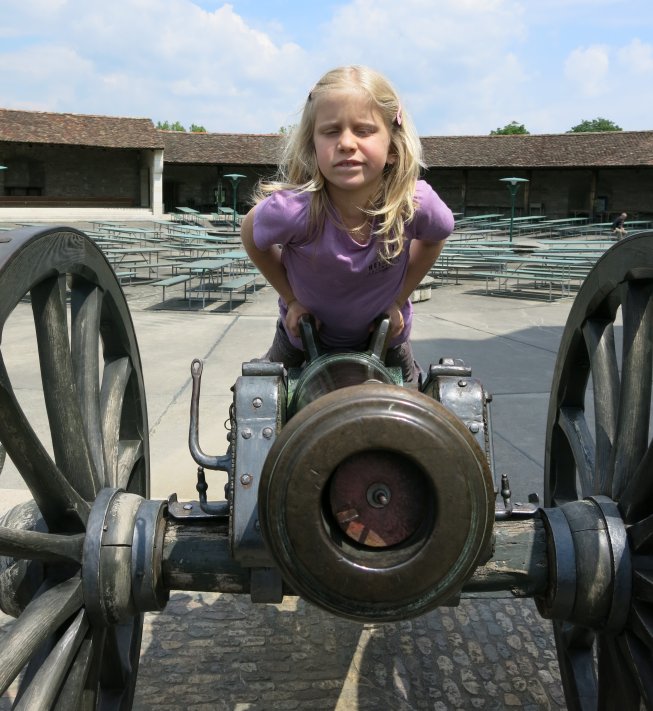 Frieda auf dem Munot